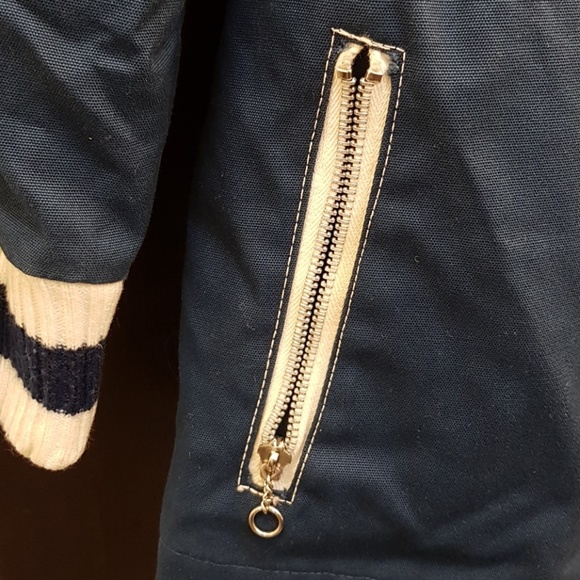 vintage cotton blend car coat 16 or L - Picture 3 of 7